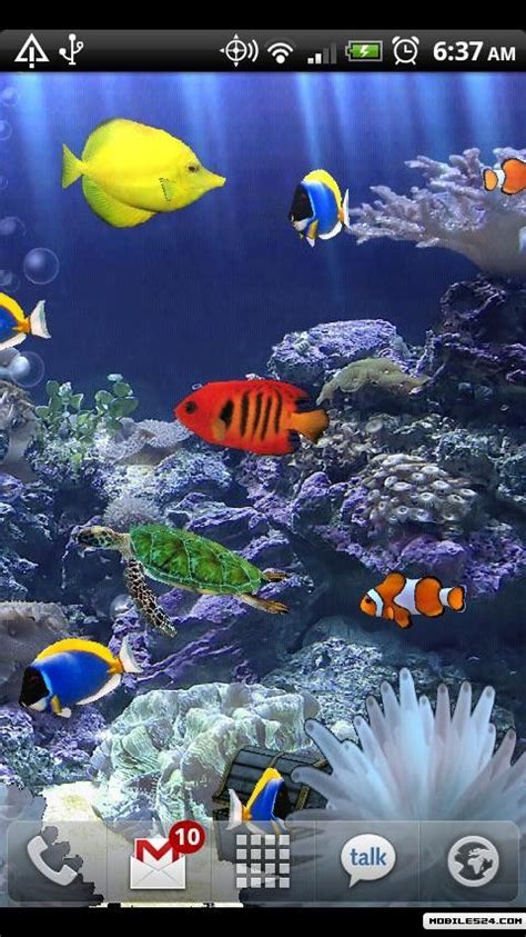 Download Live Wallpaper Android App The Aquarium By Kowens Free