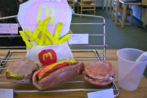 You will first need to decide on food that you can sculpt out of clay (no noodles!). Art with Mrs. Hurley: pOp ArT FoOd SCulpTuReS