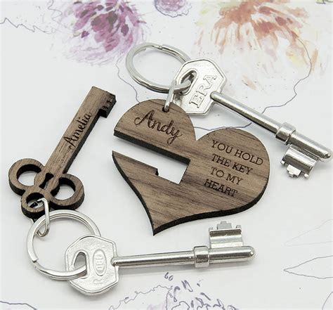 You Hold The Key To My Heart Keyring By The Little Boys Room
