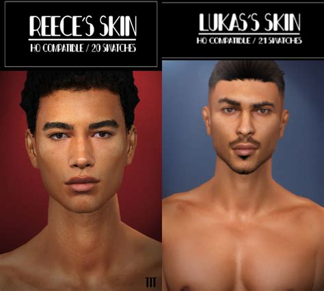 Sims 4 Cc Reece And Lukas Skin For Male Sfs Sims Sims 4 Cc Finds