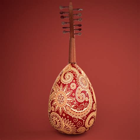 Oud Arabic instrument 3D Model in Other 3DExport