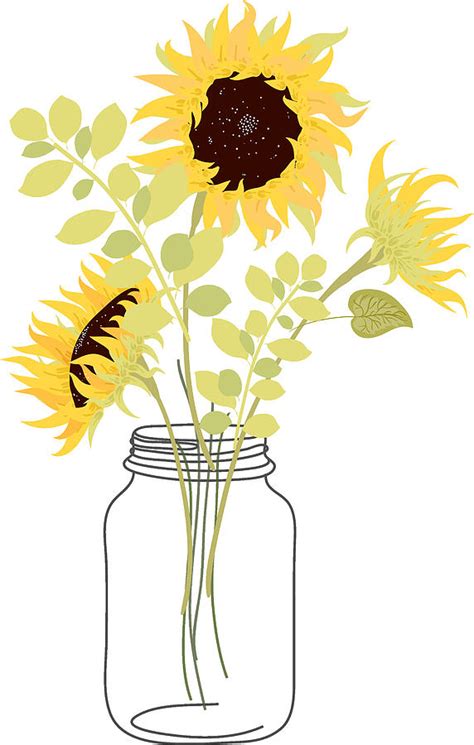 Vases With Sunflowers Clipart 10 Free Cliparts Download Images On