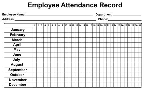 Free Employee Attendance Tracker 2020 Catch 2020 Employee Attendance