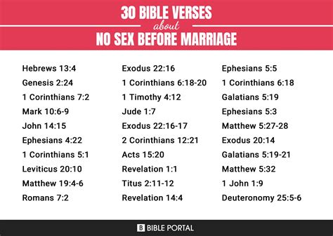 44 Bible Verses About No Sex Before Marriage