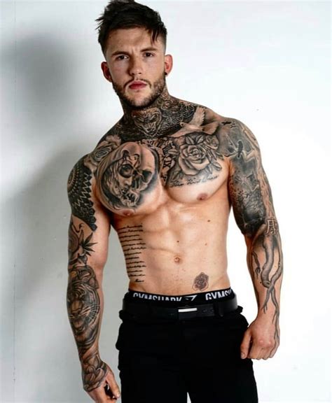 Tattoed Guys Inked Men Tatouage Abdomen Hot Men Tatted Men Hot Guys Tattoos Chest Tattoo