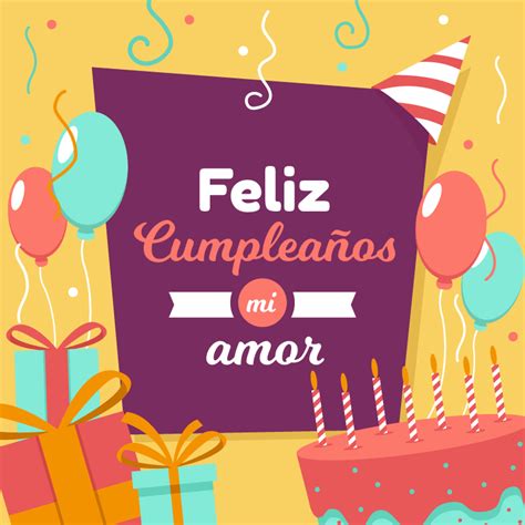 50 Imágenes De Feliz Cumpleaños Amor Frases Y Mensajes Originales