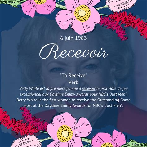 French Word Of The Day Recevoir Yours Truly Daphny