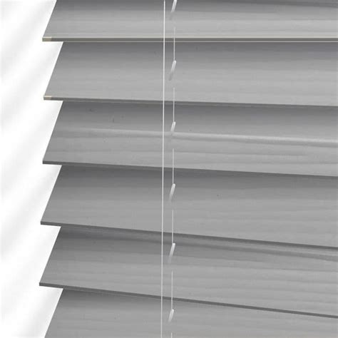 The Shire Faux Wood Venetian Blinds In Nimbus Grey Just Blinds