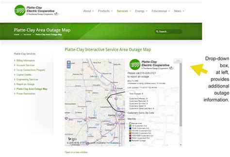 Clay Electric Power Outage Map Map