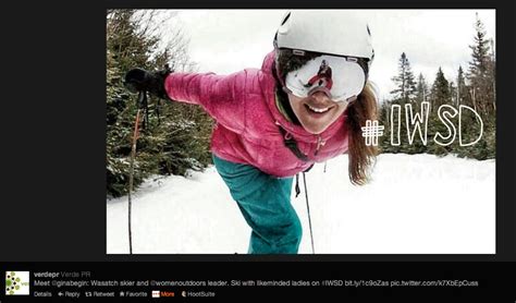 Our Founder Gina Gab Solórzano Bégin Was Featured For The International Womens Ski Day On
