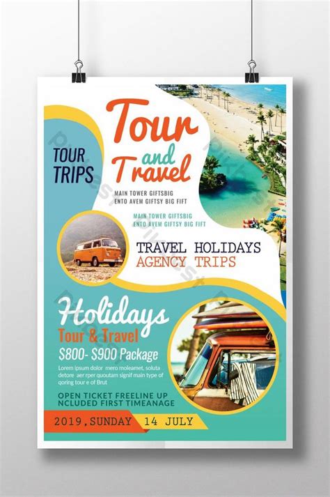 Traveling And Holidays Agency Poster Template Psd Free Download Pikbest