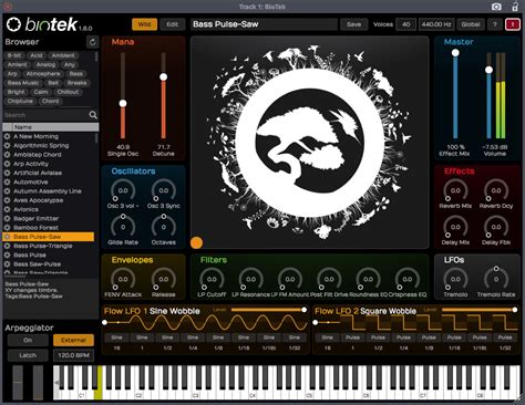 KVR: BioTek by Tracktion Software - Synth VST Plugin, Audio Units Plugin and AAX Plugin