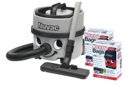 Henry Hoover Industrial Nuvac Commercial Domestic Vacuum Cleaner And 20
