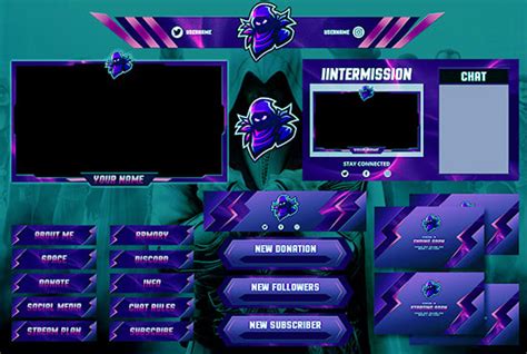 Design Professional Twitch Overlay Template Logo And Screen By