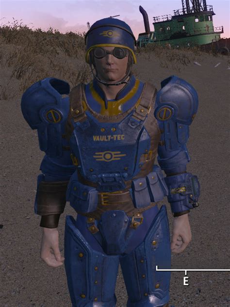 Vault Tec Combat Armor With Pip Boy And Vaultsuit Retexture At Fallout