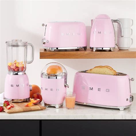 Smeg Pink Electric Kettle Reviews Crate And Barrel In 2020 Retro