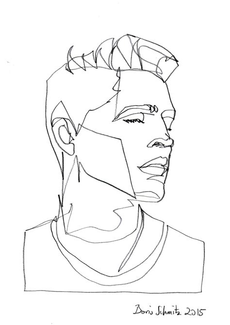 Although imperfections are undeniable, this technique can bring about surprising results as these imperfections are more likely to make the art more interesting. borisschmitz: "Gaze 170", one-continuous-line-drawing by ...