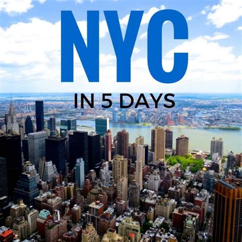 New York City In 5 Days An Itinerary For First Time Visitors The