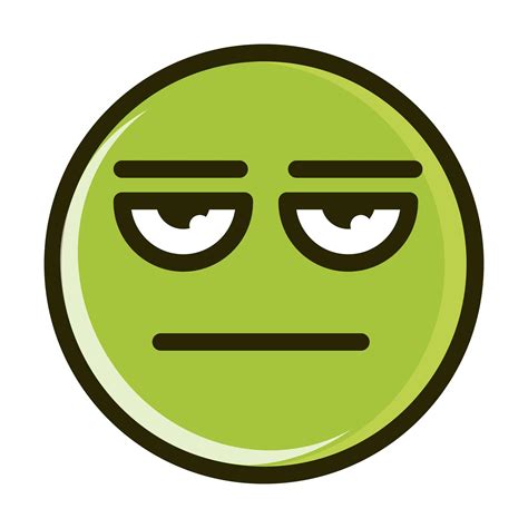 Bored Funny Smiley Emoticon Face Expression Line And Fill Icon 2553009