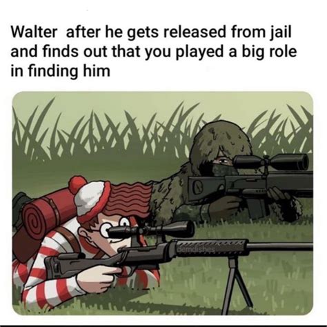 Everyones Gangsta Until Wally Comes Out Funny Funny Memes Funny