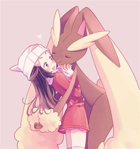 Safebooru 1girl Beanie Blush Coat Commentary Request Hikari Pokemon