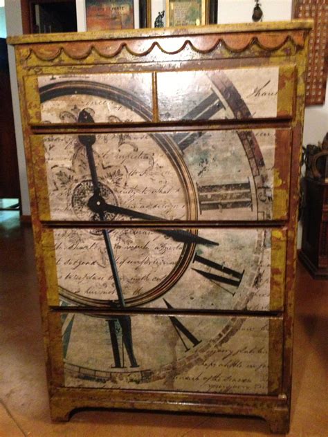 See more ideas about decoupage, decoupage furniture, diy projects. Poster transfer to dresser | Furniture painting techniques ...