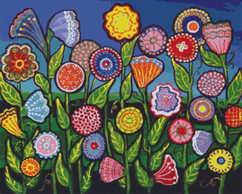 Check spelling or type a new query. Modern Art Cross Stitch Kit By Renie Britenbucher 'Funky ...