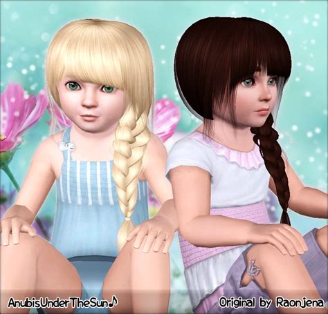 Hairstyles create your own style. Side braid hairstyle Raonjena 010 retextured by Anubis ...