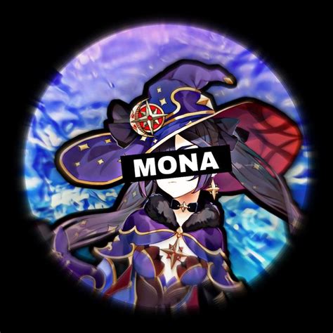 Mona Pfpicon Genshin Impact Icon Mona Enamel Pins