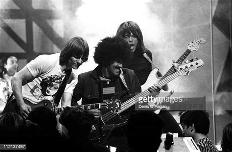 Brian Downey Snowy White Phil Lynott And Scott Gorham Of Thin Lizzy