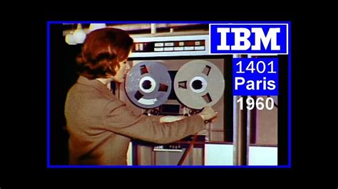Computer History Ibm 1401 Mainframe Data Processing System 1960