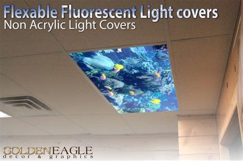 Close to ceiling light fixture type. Flexible Fluorescent Light Cover Films Skylight Ceiling ...