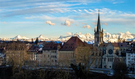 Blick auf die Berner Altstadt, Schweiz Foto & Bild ...