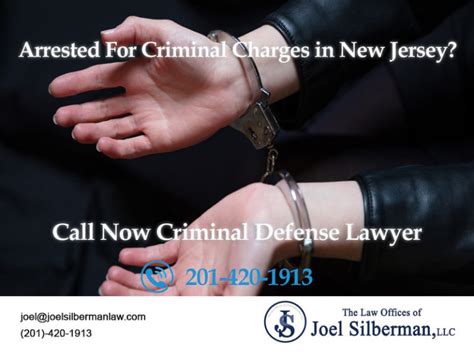 Arrested For Criminal Charges In New Jersey New Jersey Criminal Defense Attorney Joel Silberman