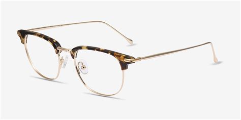Relive Browline Tortoise Golden Full Rim Eyeglasses Eyebuydirect