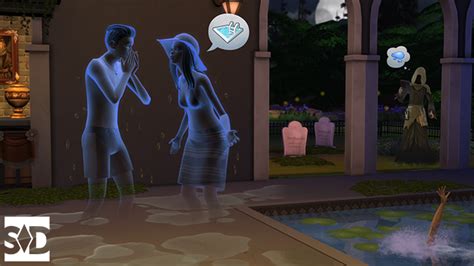 The Sims 4 - Pool Ghosts + Death by drowning Image