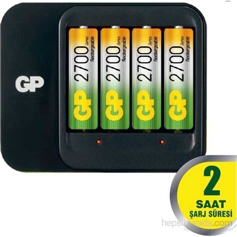 Gp Powerbank Pb550 Pil Şarj Cihazı Gp2700 Şarjlı Kalem Pil Fiyatı