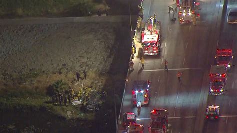 3 Teens Killed After Vehicle Drives Off 710 Freeway In Long Beach