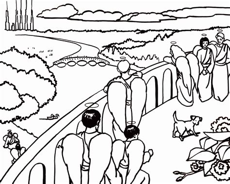 Heaven Coloring Page