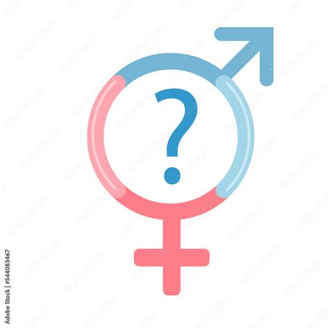 Grafika Wektorowa Stock Sex Determination Male Or Female With A