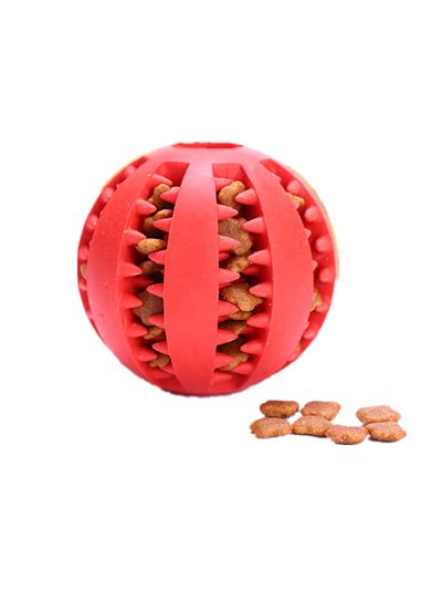 2022 Hot Sale Dog Chew Toy Balls Durable Soft Rubber Non Toxic Bite