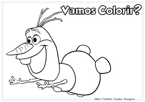 Olaf Frozen Desenho Pra Colorir