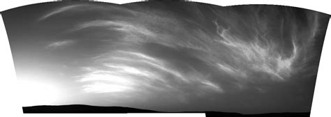 Evening Clouds On Mars