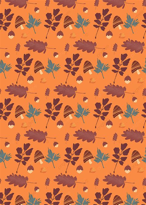 Autumn Pattern Background Wallpaper Autumn Pattern Background