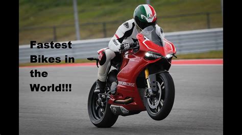 These top 10 fastest bikes in the world can accelerate at mind blowing speed. Top 6 Fastest Bikes in the World! Yamaha R1, BMW S1000RR ...