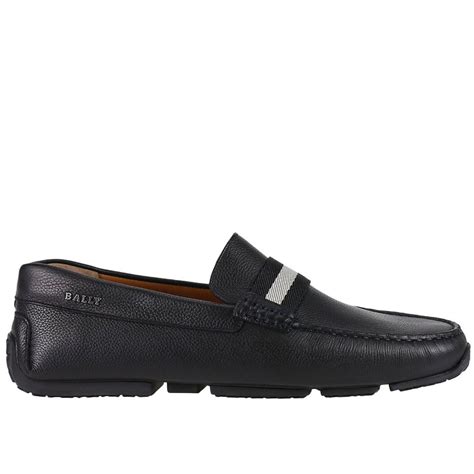 Bally Outlet Shoes Men Loafers Bally Men Black Loafers Bally