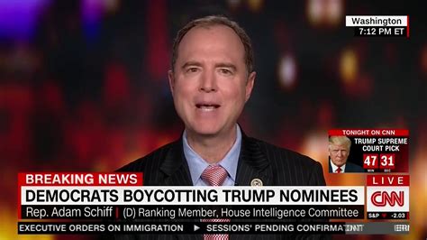 Rep Schiff On CNN Democrats Must Reject Supreme Court Pick