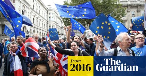 Thousands Of Pro Eu Protesters Attend Anti Brexit March In London