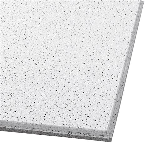 Armstrong Ceilings 2 Ft X 2 Ft Fine Fissured Contractor White Mineral