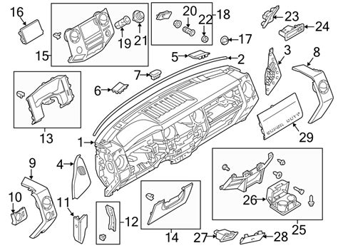 Ford F 250 Super Duty Instrument Panel Trim Panel Front Lower